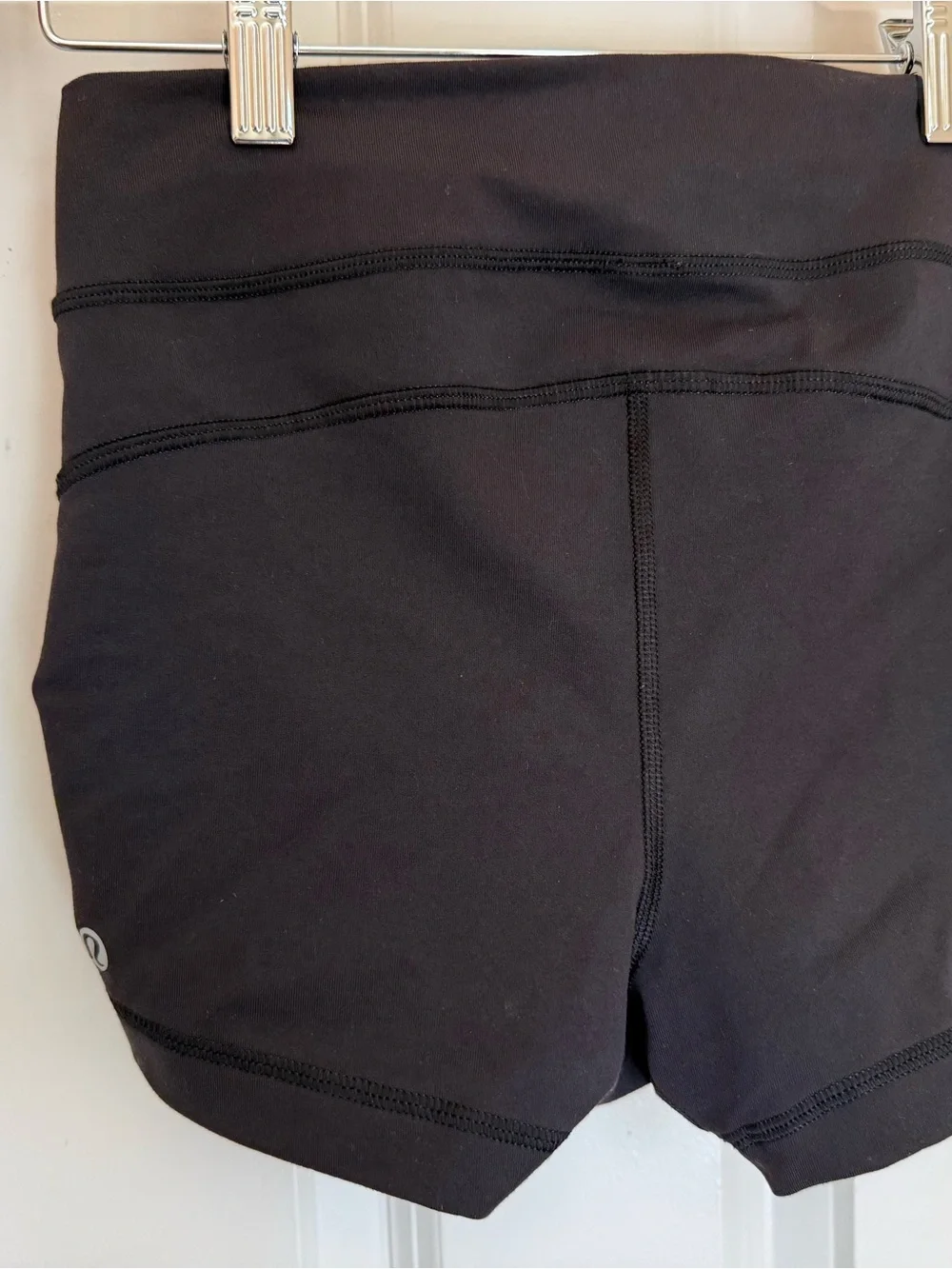 EUC Lululemon athletica Black Athletic Shorts with Side Cinch